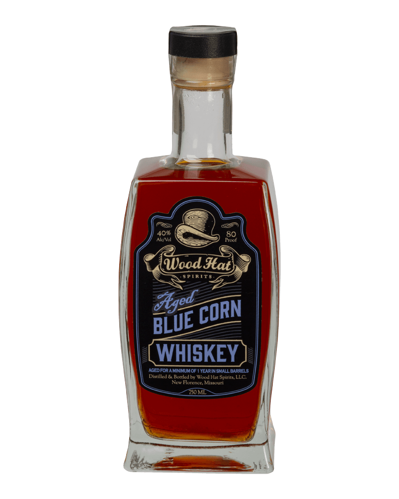 Woodhat Aged Blue Corn Whiskey - Front