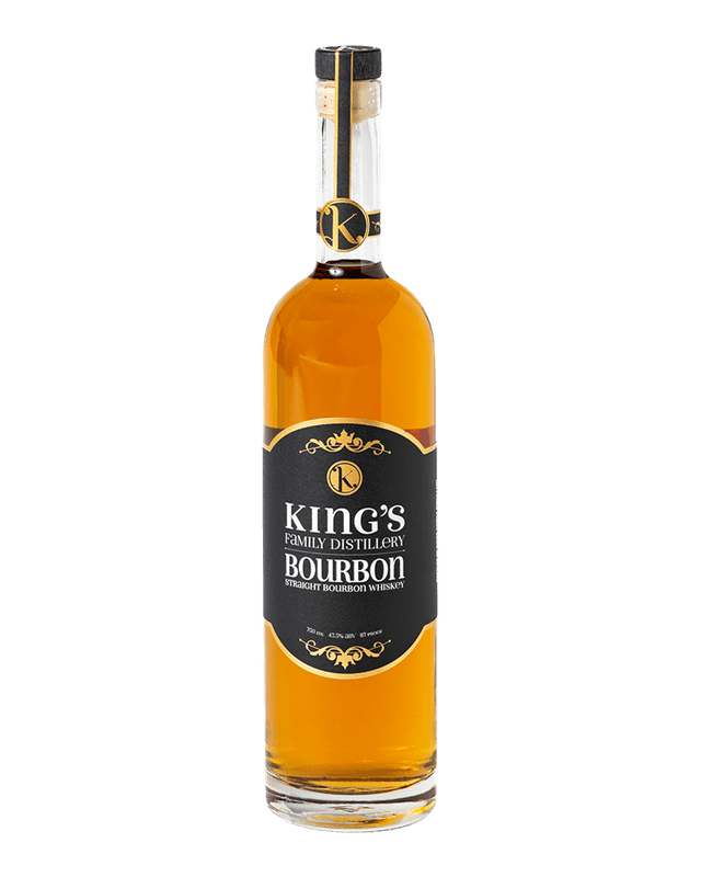 King's Bourbon Whiskey - Front