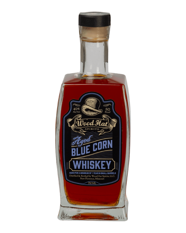 Woodhat Aged Blue Corn Whiskey - Front